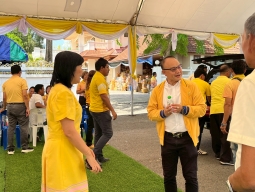 พิธีเจริญพระพุทธมนต์และทำบุญตักบาตรถวายพระราชกุศล เนื่องในโอกาสวันเฉลิมพระชนมพรรษา พระบาทสมเด็จพระเจ้าอยู่หัว 28 กรกฎาคม 2568
